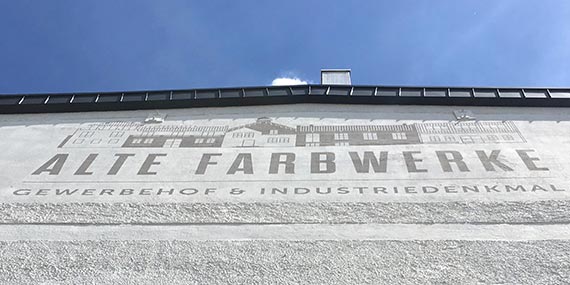 Fassadenmalerei Alte Farbwerke