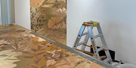 Verarbeitung De Gournay Tapeten